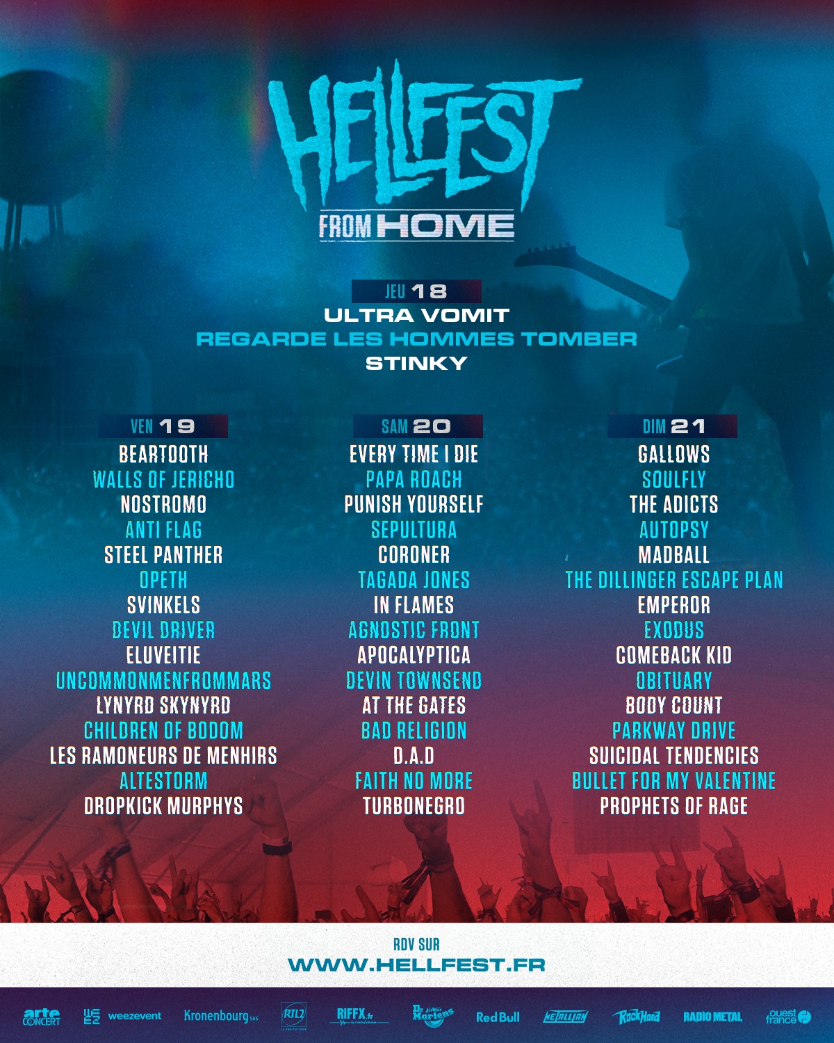Hellfest : Live-report From Home (week-end)
