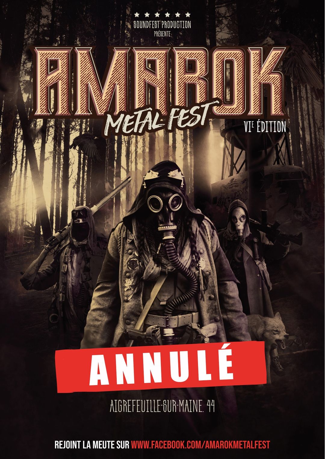 L’édition 2021 de l’Amarok Metal Fest est annulée
