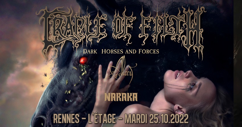 Cradle Of Filth – Dark Horses and Forces European Tour