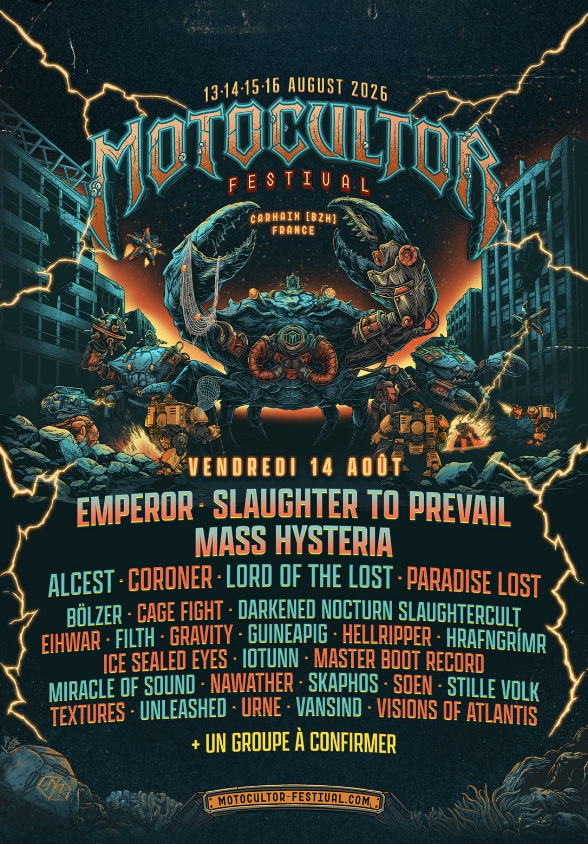 Motocultor XVII đïž vendredi 14 aoĂ»t 2026