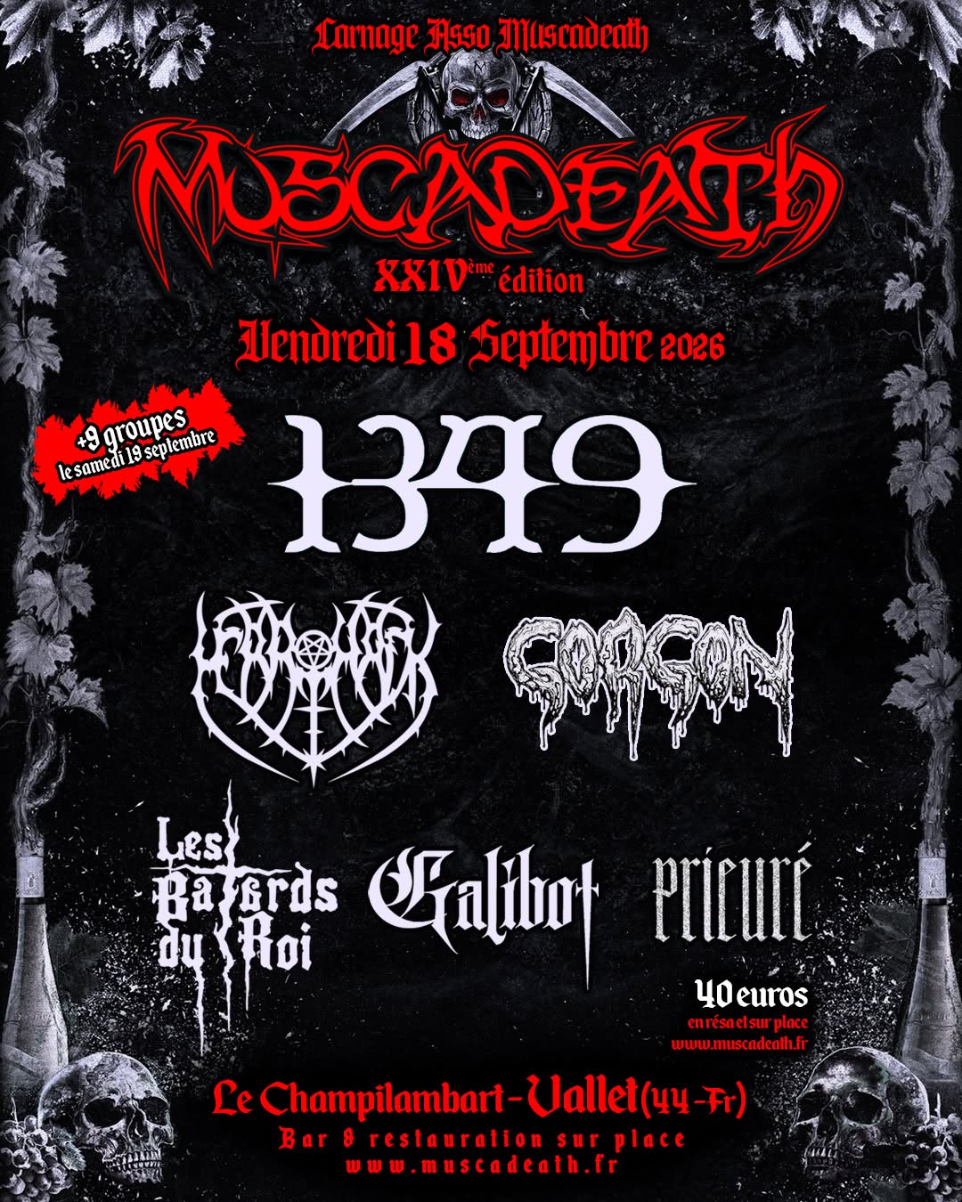Muscadeath Fest XXIV – vendredi 18